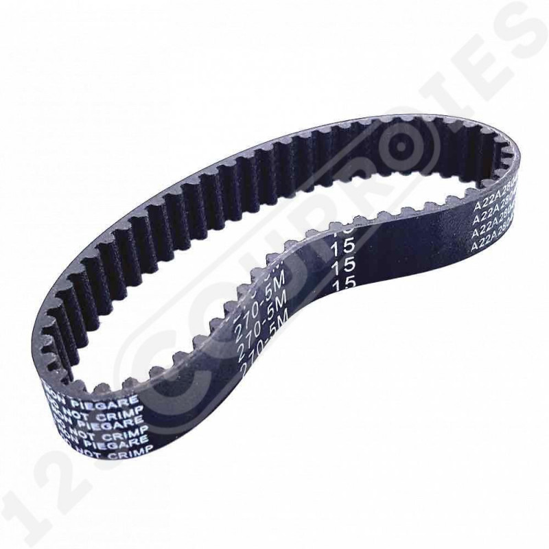 Courroie dentée simple 2705M15 123 courroies