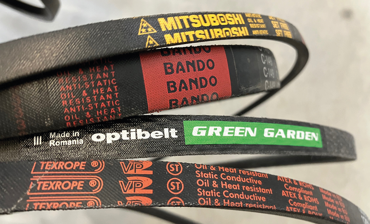 Les correspondances de gamme de courroie trapézoïdales entre les marques