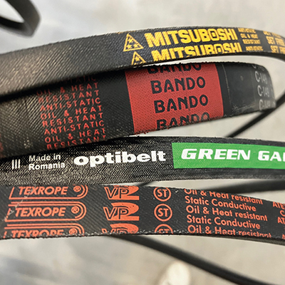 Les correspondances de gamme de courroie trapézoïdales entre les marques