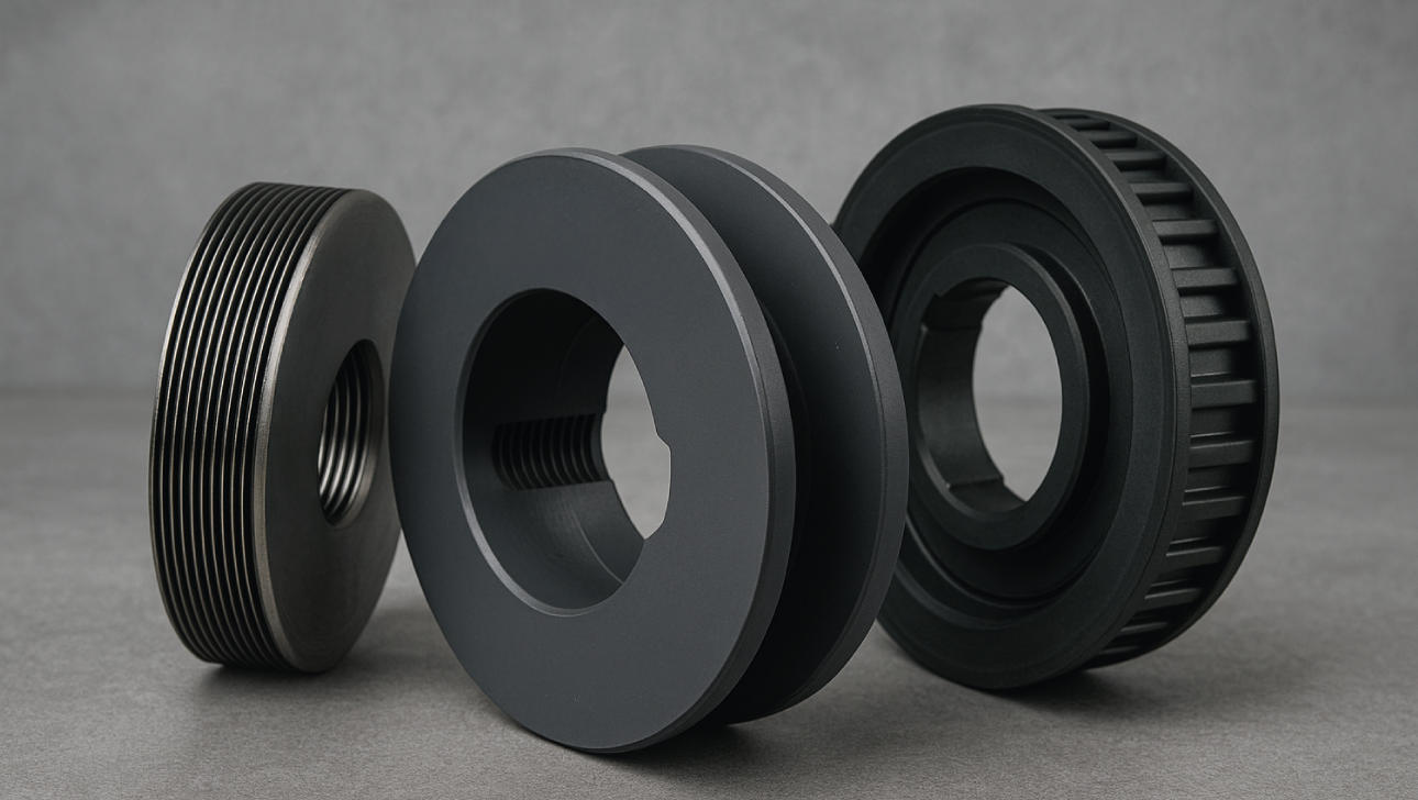 Les différents types de courroies